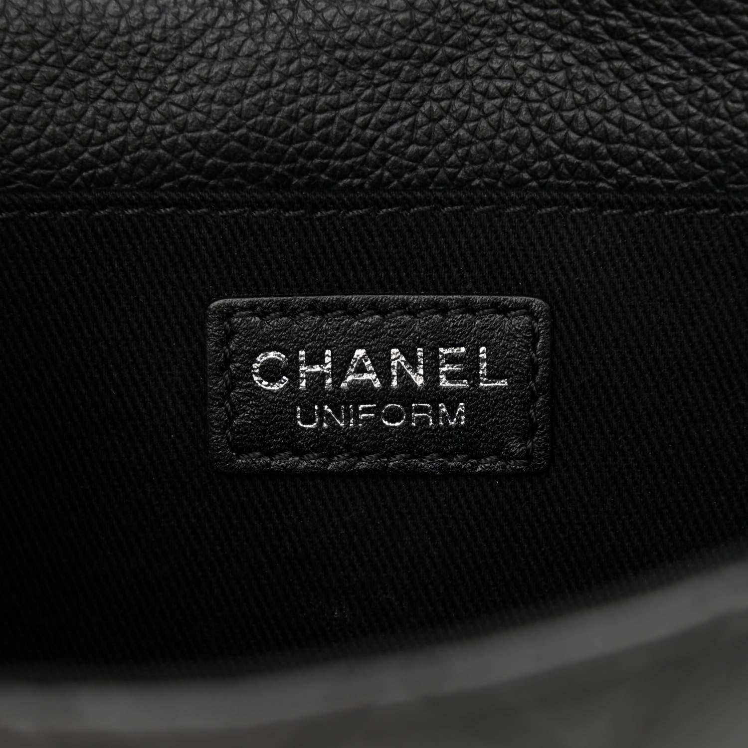 Chanel Grained Calfskin Quilted 2.55 Reissue Flap Belt Bag Clutch Black 6 of 10