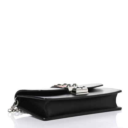 Prada City Calfskin Studded Mini Elektra Crossbody Bag Black Fuoco 3 of 5