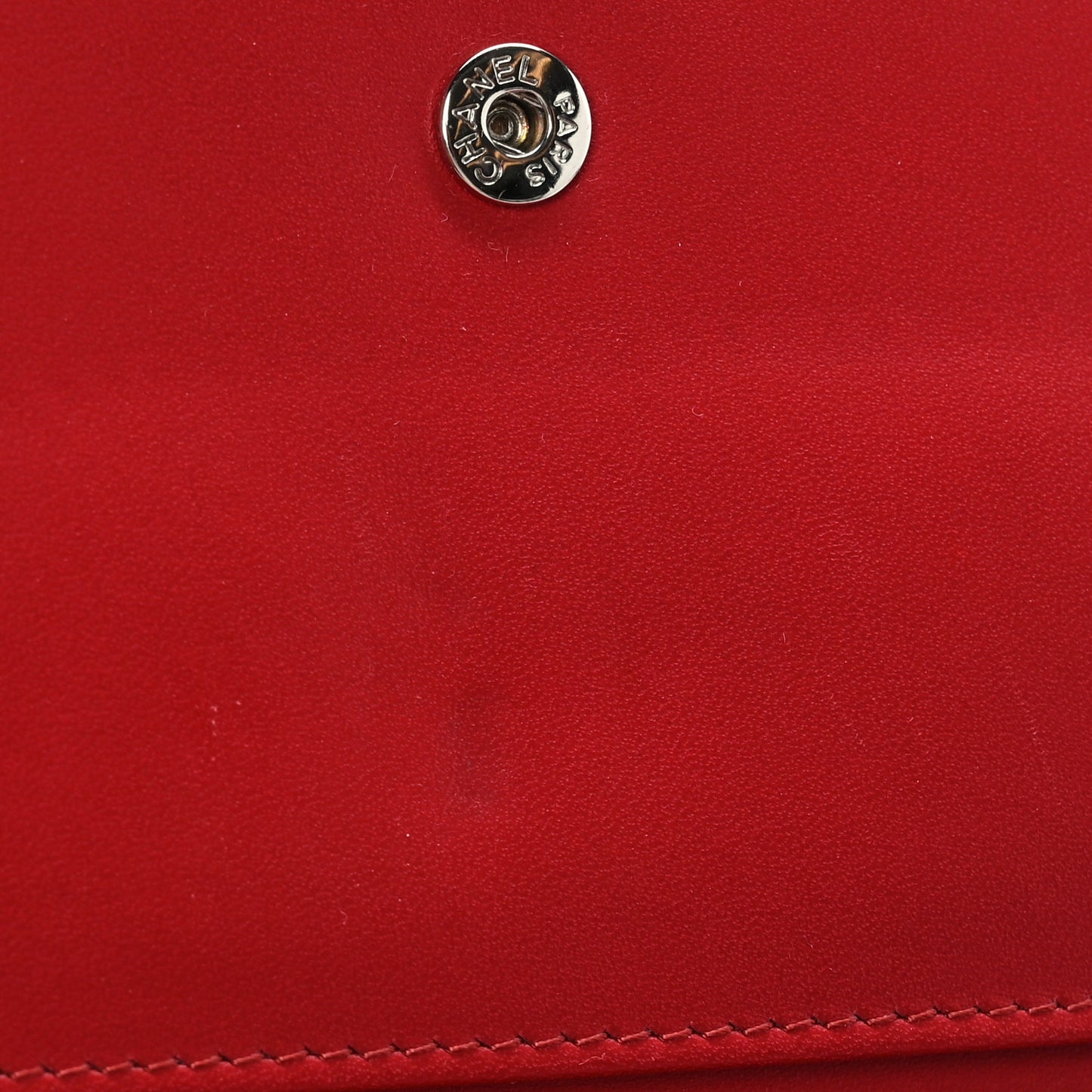 Caviar Quilted Large Flap Wallet Red