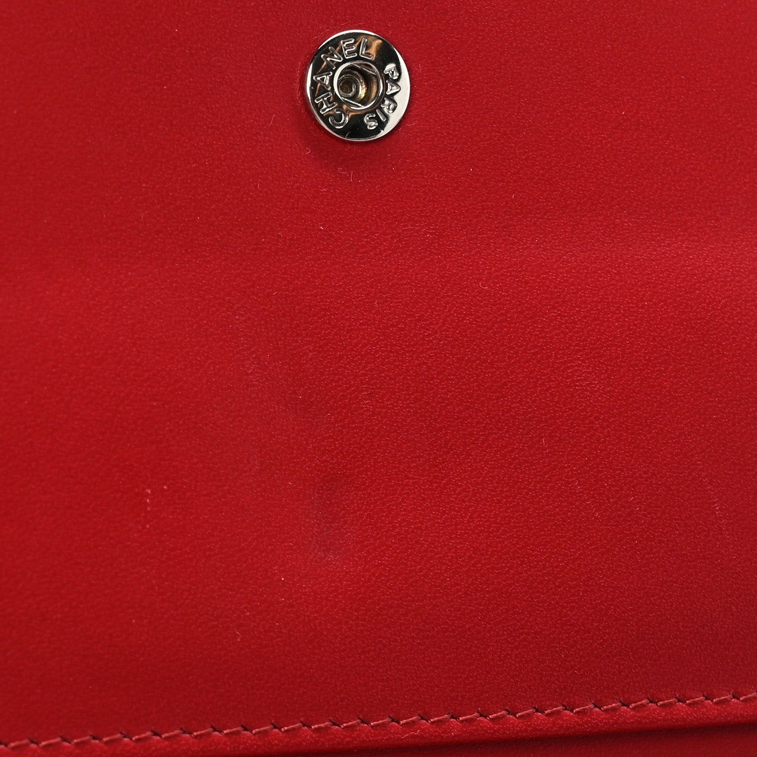 Chanel Caviar Quilted Large Flap Wallet Red 10 of 11