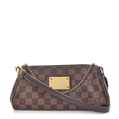 Louis Vuitton Damier Ebene Eva Clutch 1 of 10