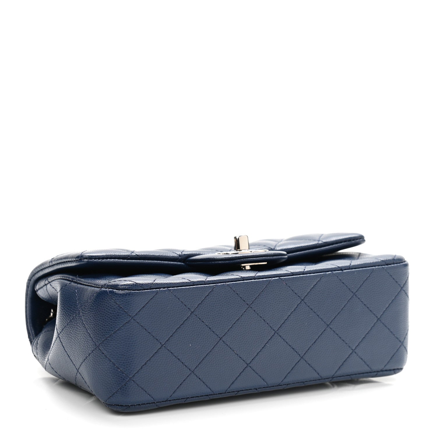 Chanel Caviar Quilted Mini Rectangular Flap Navy 4 of 11