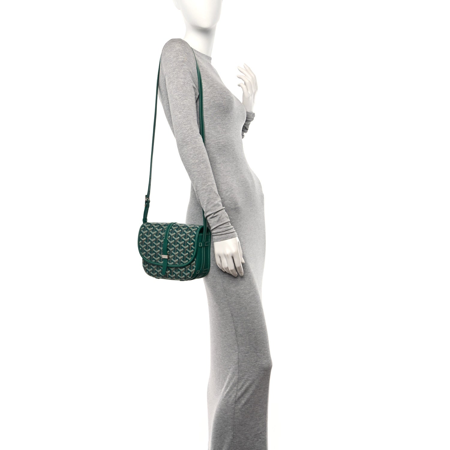 Goyard Goyardine Belvedere II PM Messenger Bag Green 2 of 12