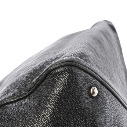 Chanel Distressed Caviar Outdoor Tote Black 15 of 16