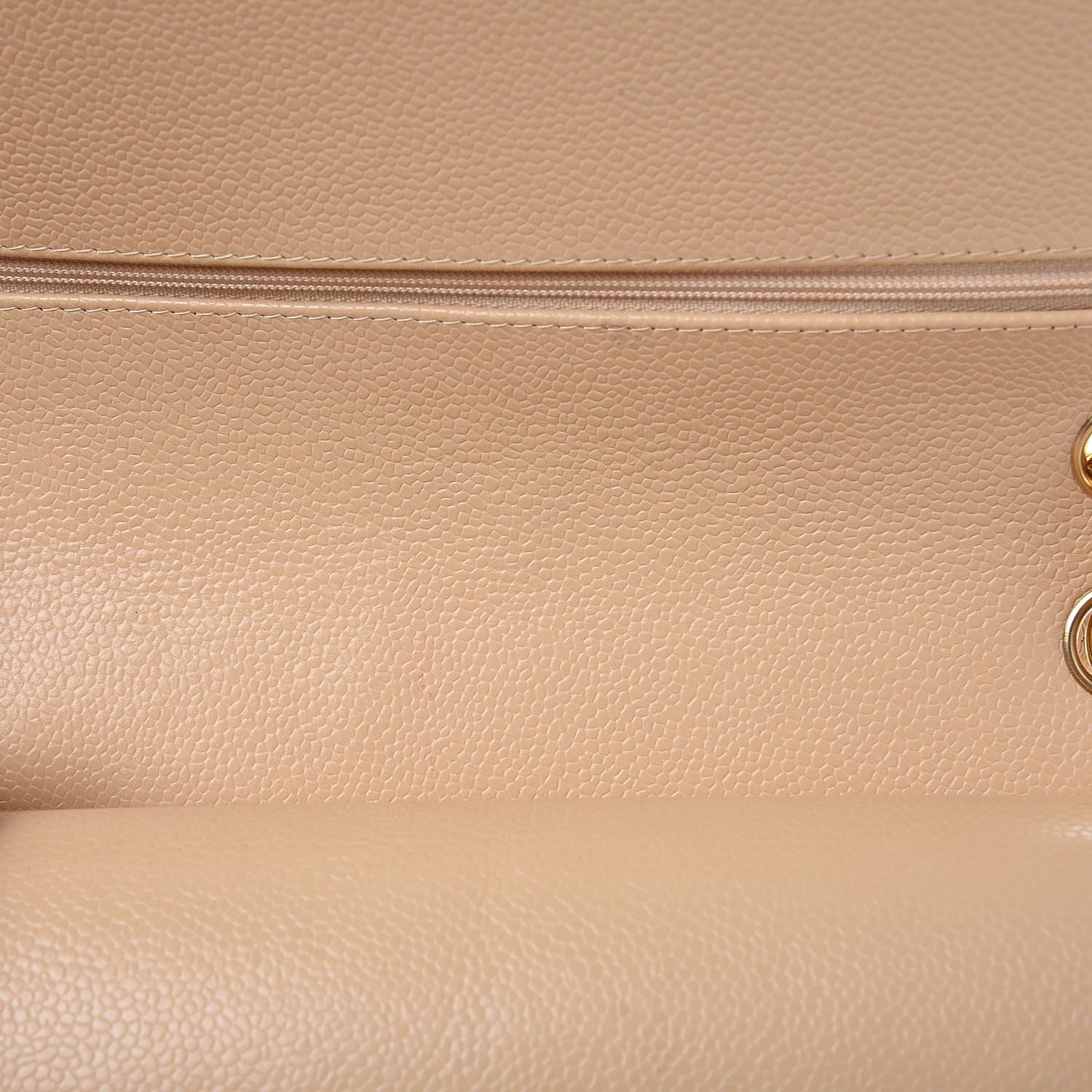 Chanel Caviar Quilted Jumbo Double Flap Beige Clair 10 of 12