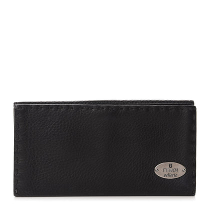 Fendi Calfskin Romano Selleria Continental Wallet Brown 1 of 8