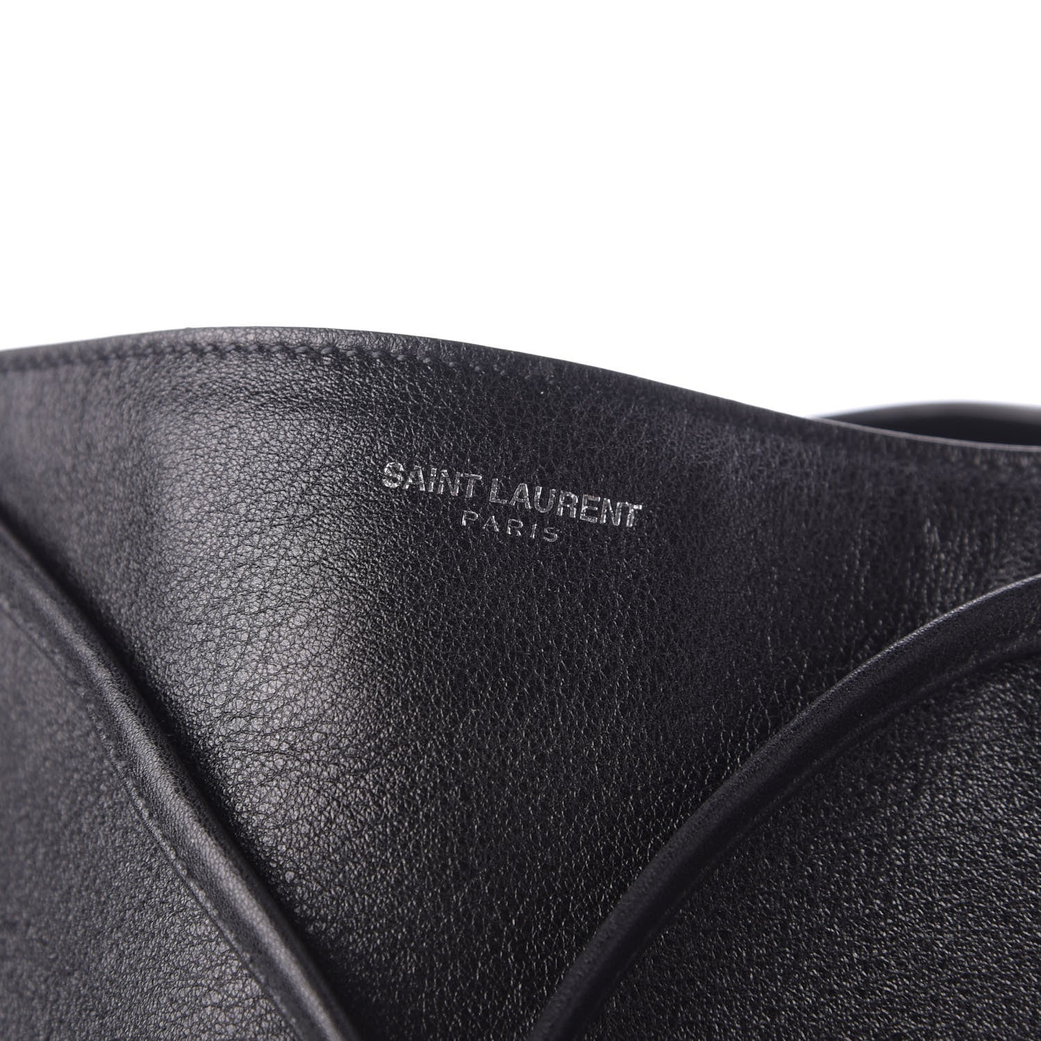 Saint Laurent Calfskin Fringe Festival Backpack Black 8 of 10