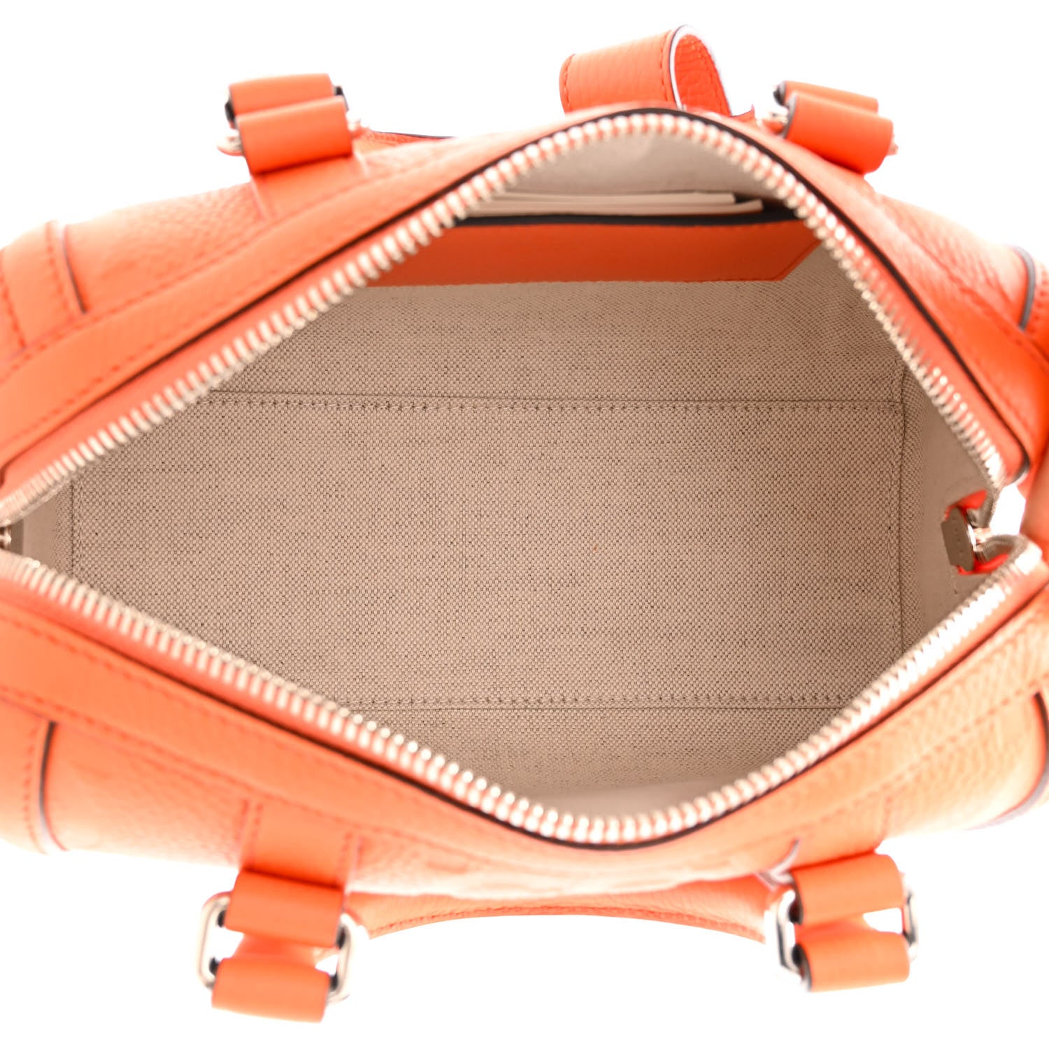 Gucci Piuma Calfskin Jumbo GG Embossed Mini Duffle Bag Good Orange 5 of 10