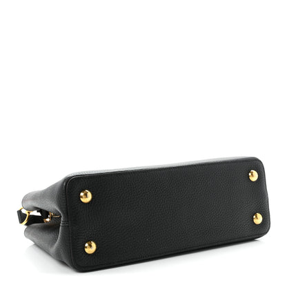 Louis Vuitton Taurillon Capucines PM Black 6 of 21