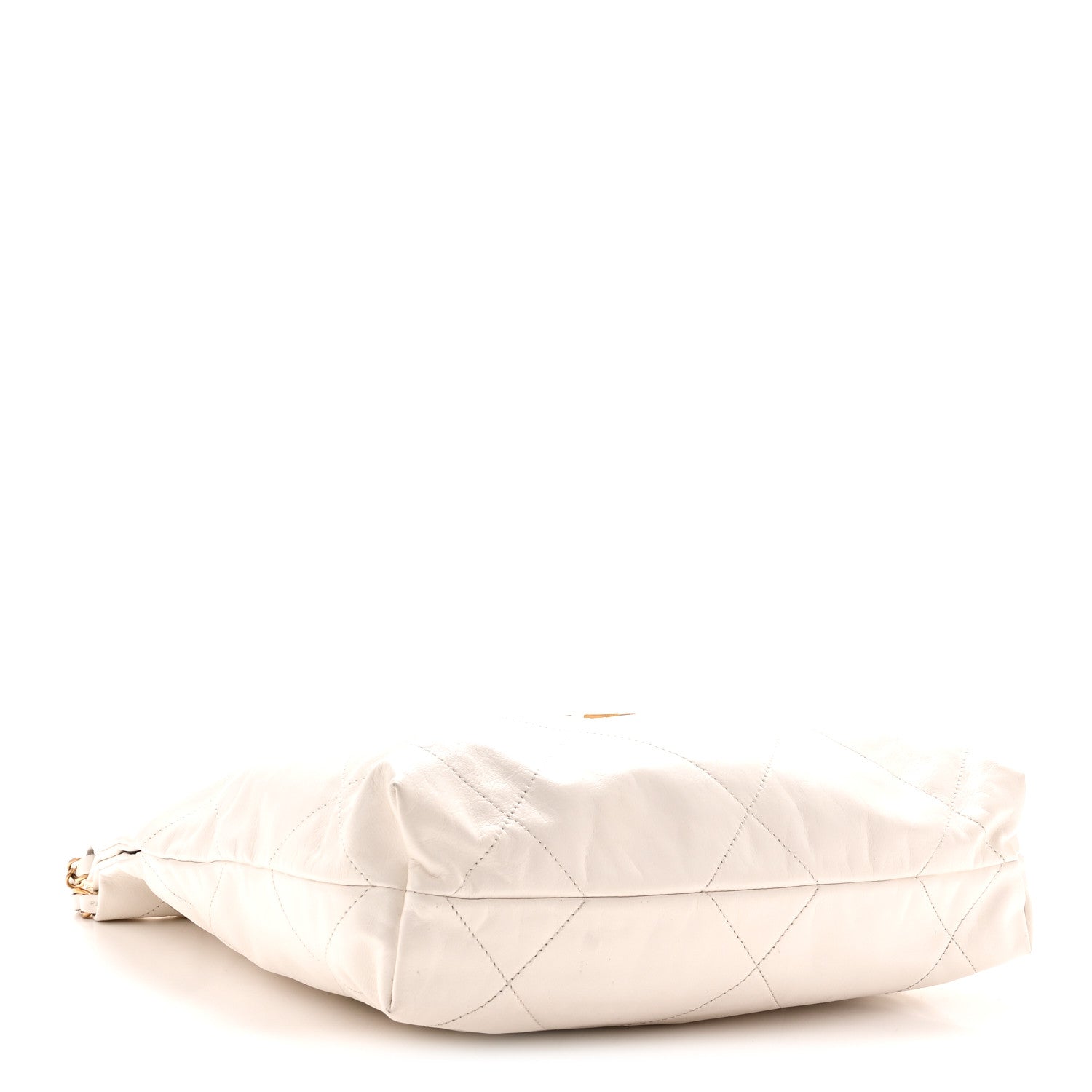 Chanel Shiny Calfskin Quilted Small Chanel 22 White 5 of 11