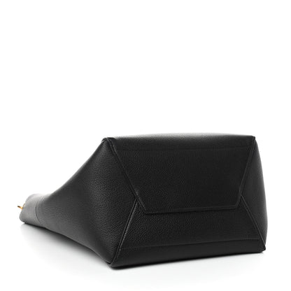 Celine Soft Grained Calfskin Sangle Bucket Bag Black 4 of 8