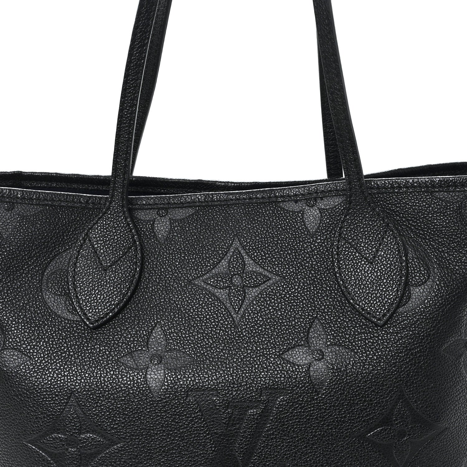 Louis Vuitton Empreinte Monogram Giant Neverfull MM Black 8 of 11