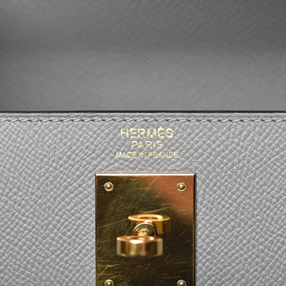 Hermes Epsom Kelly Sellier 32 Gris Mouette 8 of 47