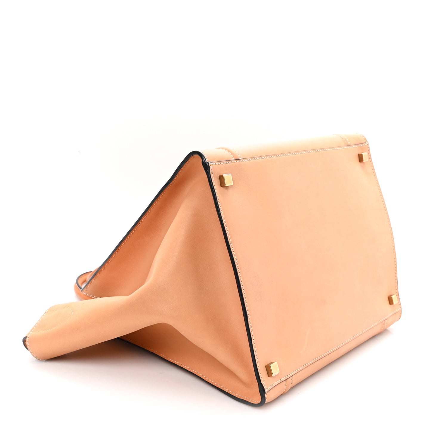 Natural Calfskin Medium Phantom Luggage Beige