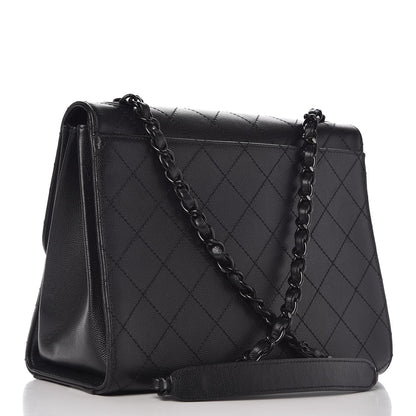 Chanel Caviar Quilted Mademoiselle Flap Bag Black 3 of 8