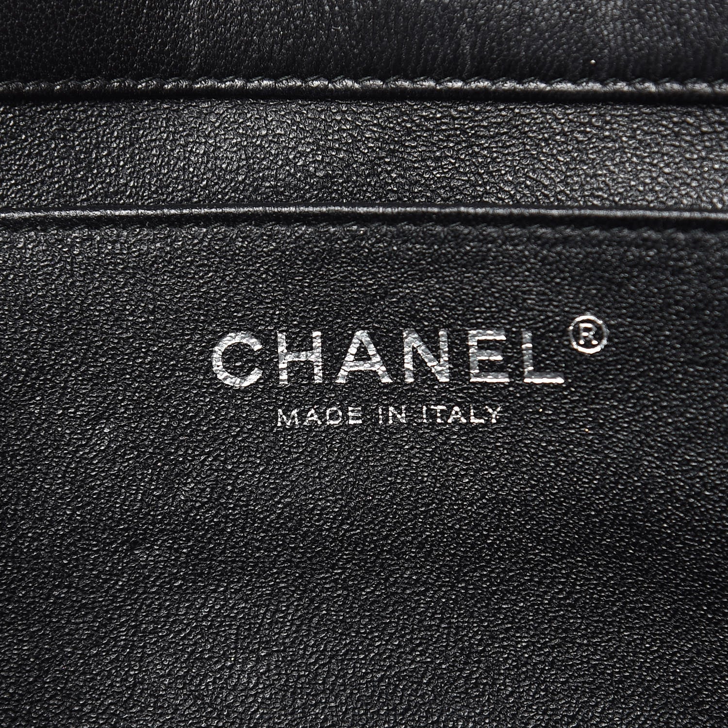 Chanel Lambskin Quilted Clutch With Chain Flap Black 6 of 11