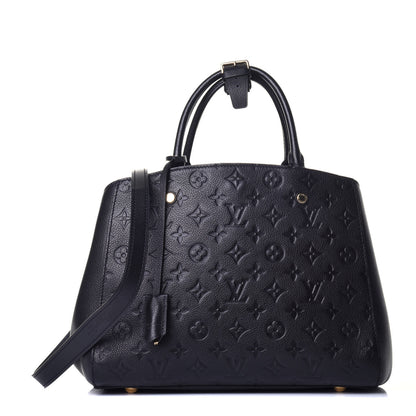 Louis Vuitton Empreinte Montaigne MM Black 1 of 9