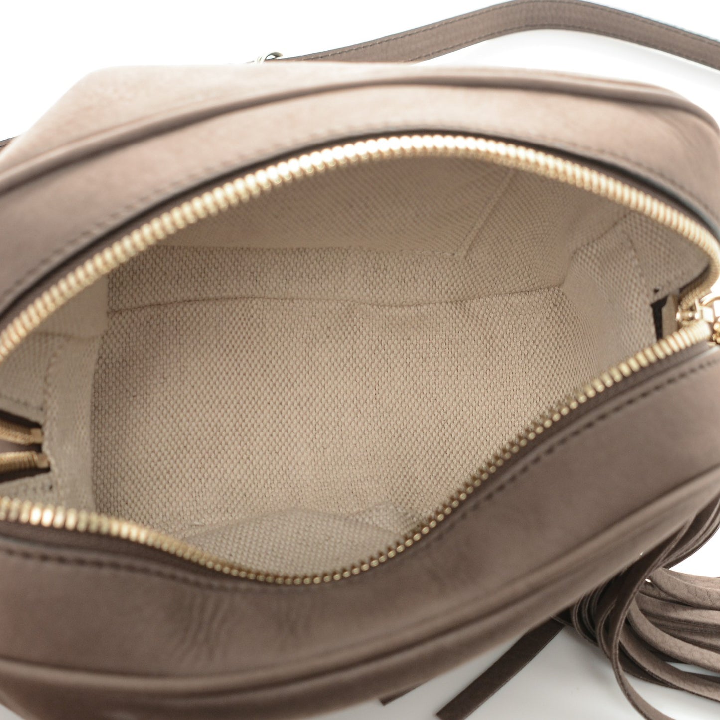 Vitello Range Small Soho Disco Bag Grey Field