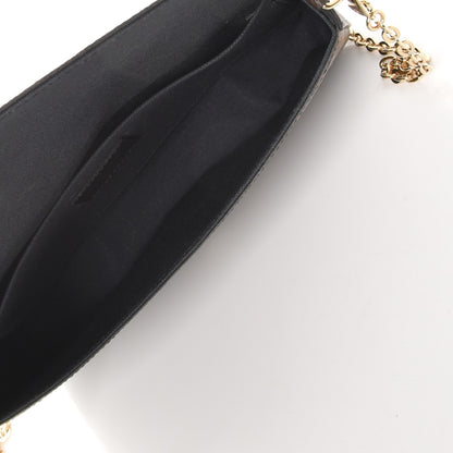 Louis Vuitton Monogram Blossom Pochette Felicie Chain Wallet Black 5 of 8