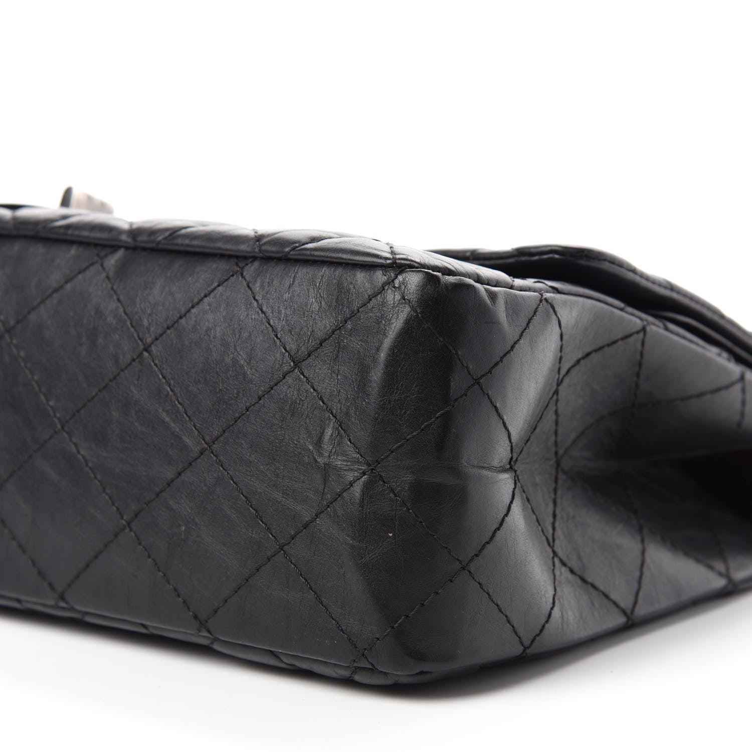 Chanel Aged Calfskin Quilted 2.55 Reissue 227 Flap Black 7 of 13