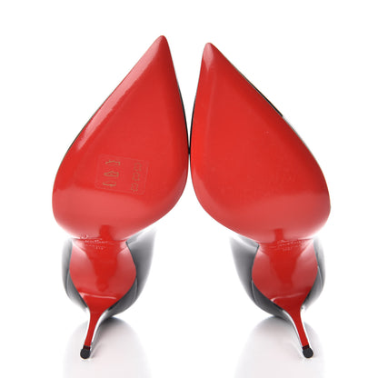 Christian Louboutin Patent Hot Chick 100 Pumps 38 Black 5 of 10