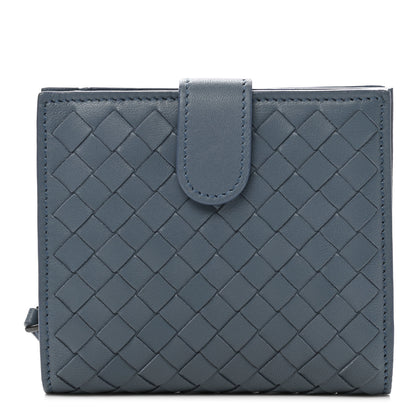 Bottega Veneta Nappa Intrecciato French Flap Wallet Krim 1 of 10