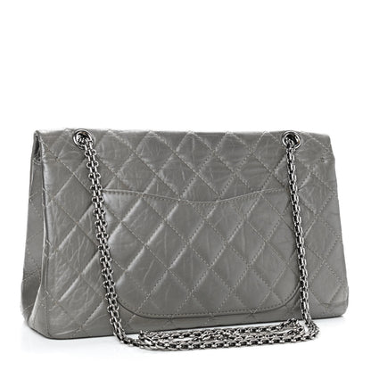 Chanel Metallic Aged Calfskin Quilted 2.55 Reissue 227 Flap Grey 3 of 9