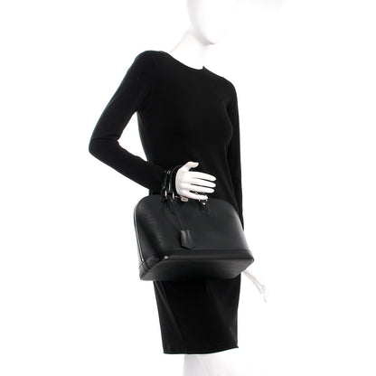 Louis Vuitton Epi Alma PM Black 2 of 8