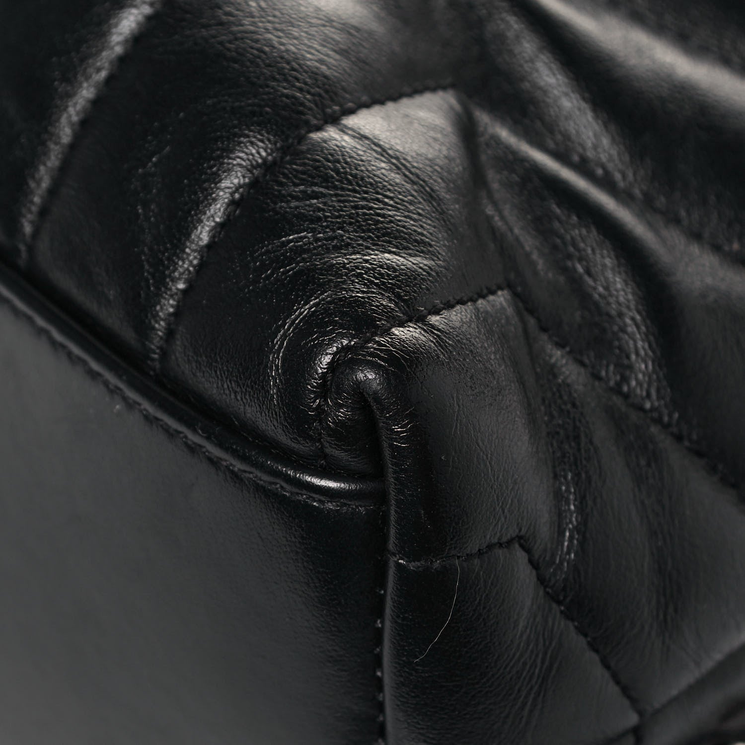 Saint Laurent Calfskin Y Quilted Monogram Small Loulou Backpack Black 11 of 16