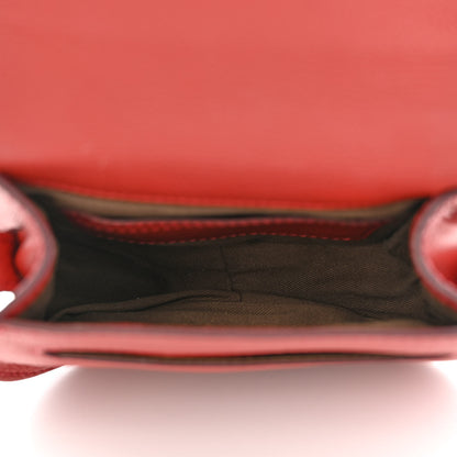 Chloe Calfskin Mini Marcie Round Crossbody Bag Red 4 of 12