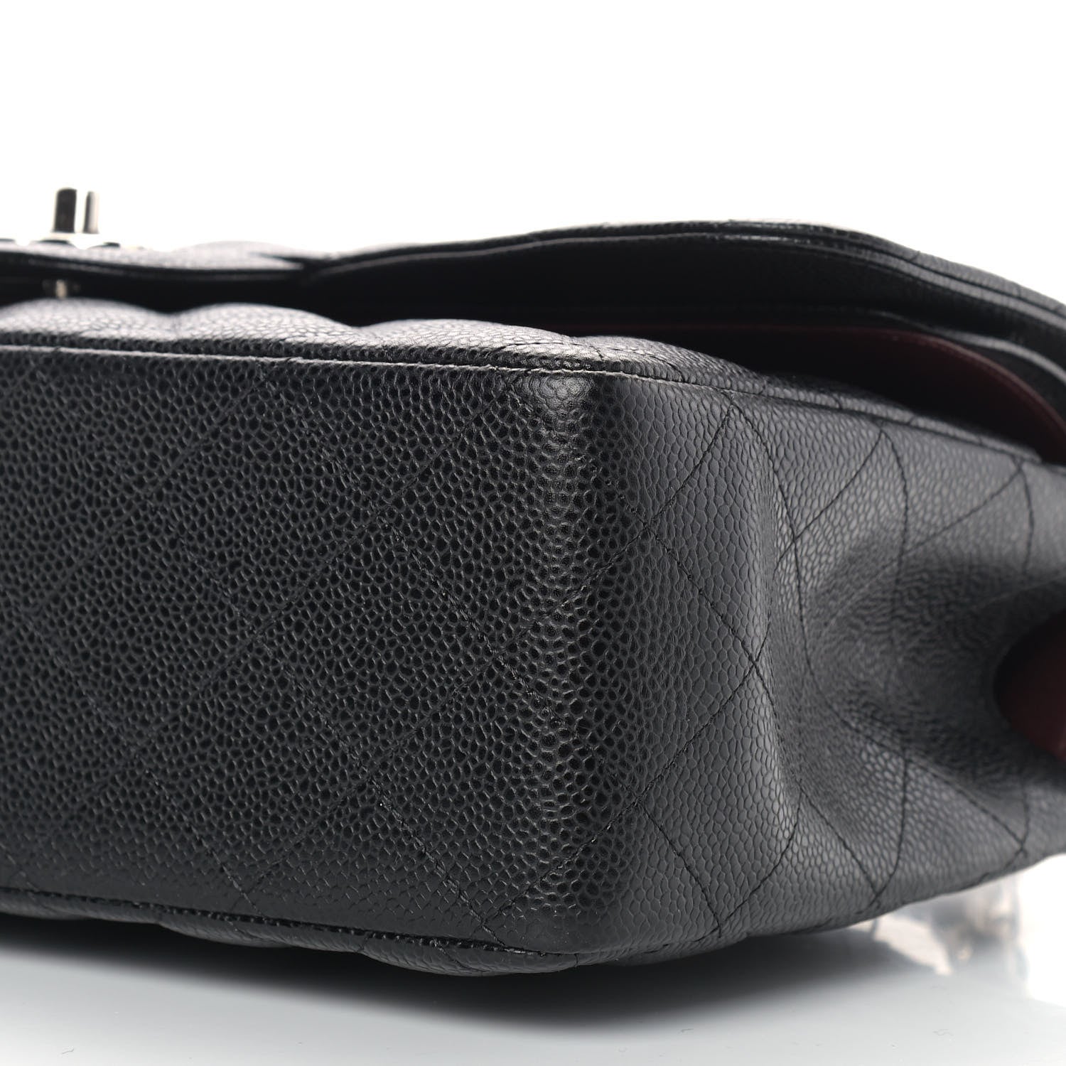 Chanel Caviar Quilted Jumbo Double Flap Black 9 of 9