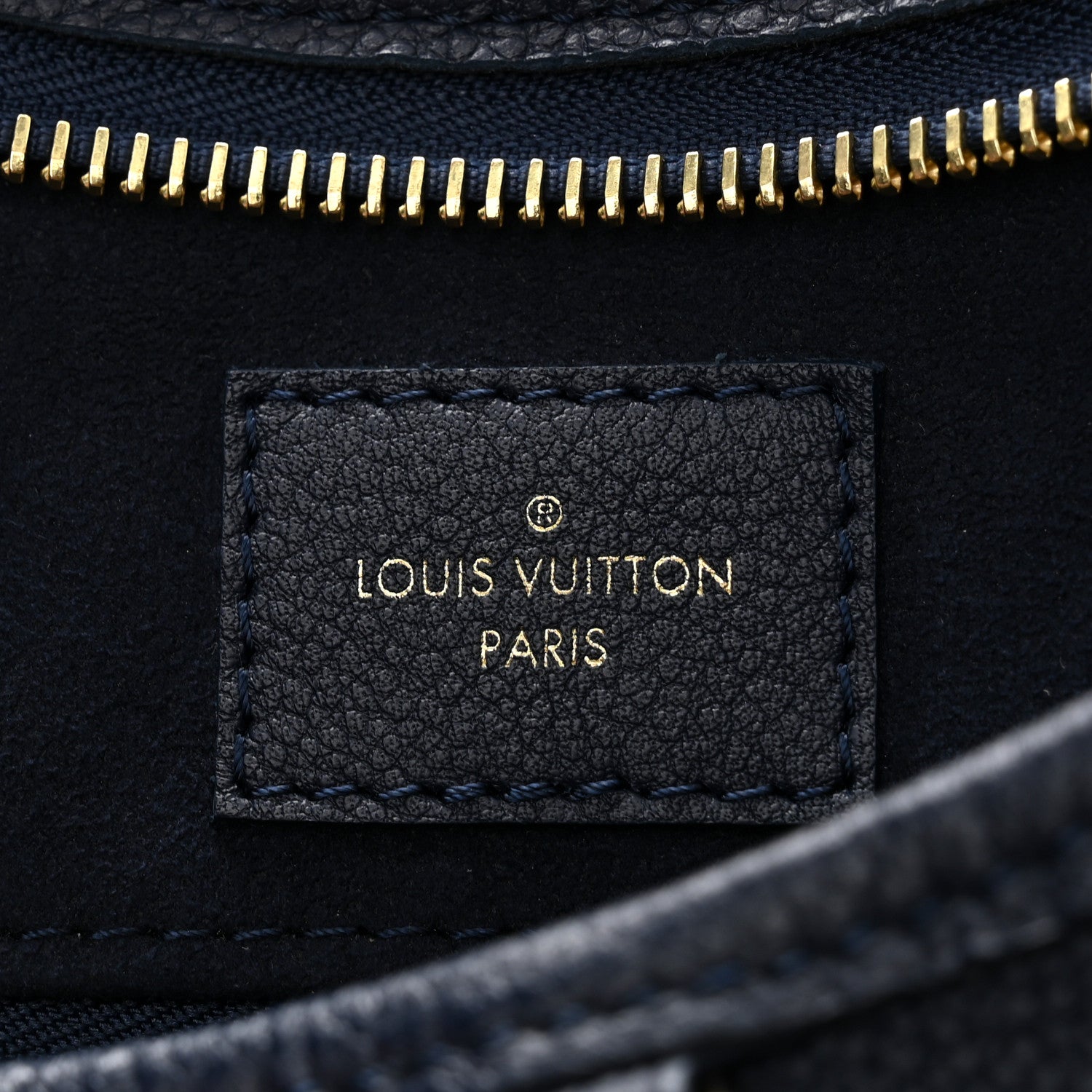 Louis Vuitton Empreinte Monogram Giant CarryAll MM Navy 6 of 10