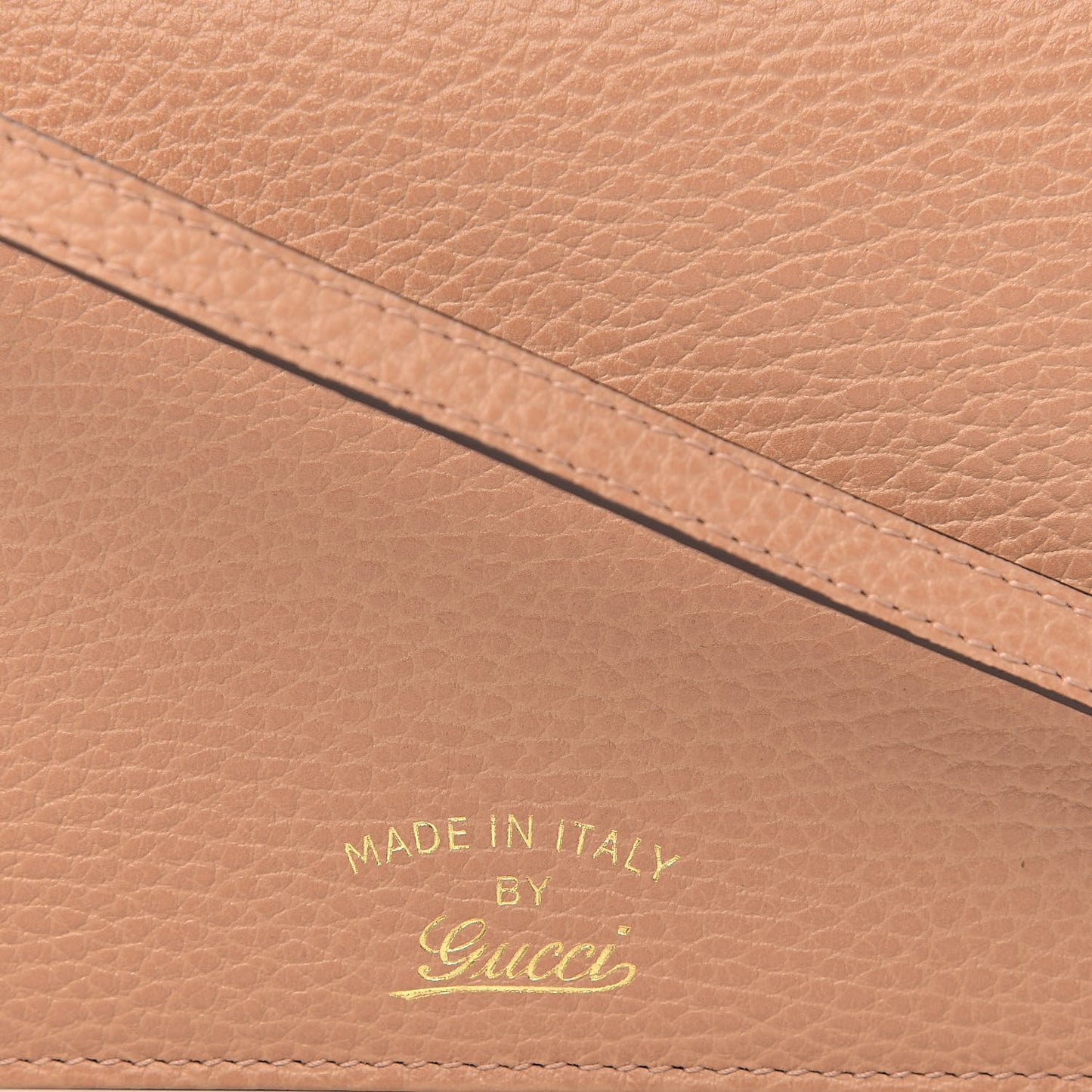 Dollar Calfskin Mini Swing Wallet Bag Camelia Mineral Blue