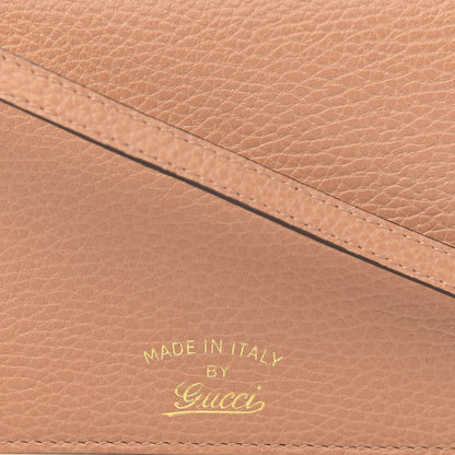 Gucci Dollar Calfskin Mini Swing Wallet Bag Camelia Mineral Blue 6 of 12