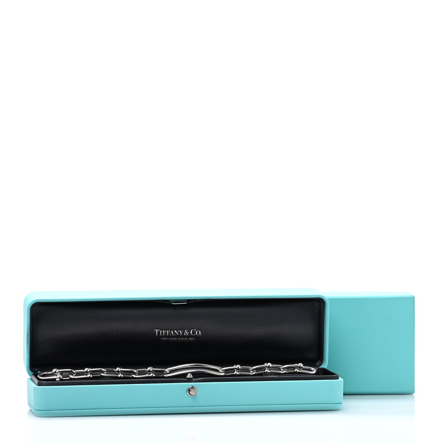 Tiffany Sterling Silver HardWear Elongated Link Bracelet 1701262