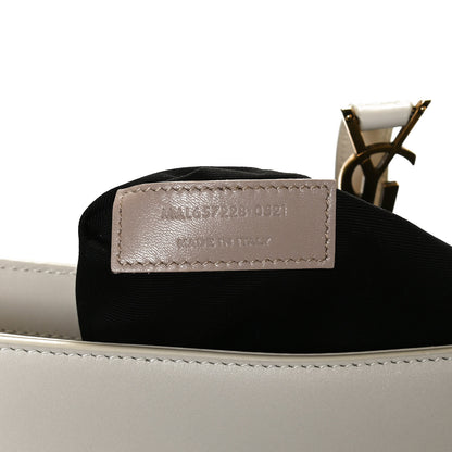 Saint Laurent Smooth Calfskin Le 5 A 7 Hobo Blanc Vintage 7 of 12