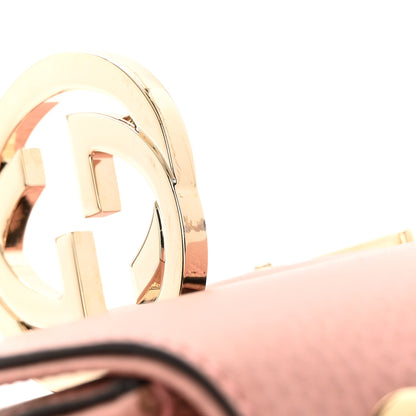 Gucci Dollar Calfskin Small Interlocking G Shoulder Bag Soft Pink 14 of 14