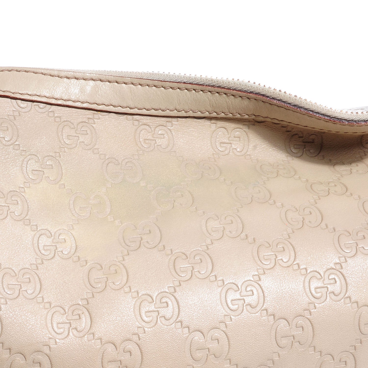 Gucci Guccissima GG Hobo Off White 8 of 8
