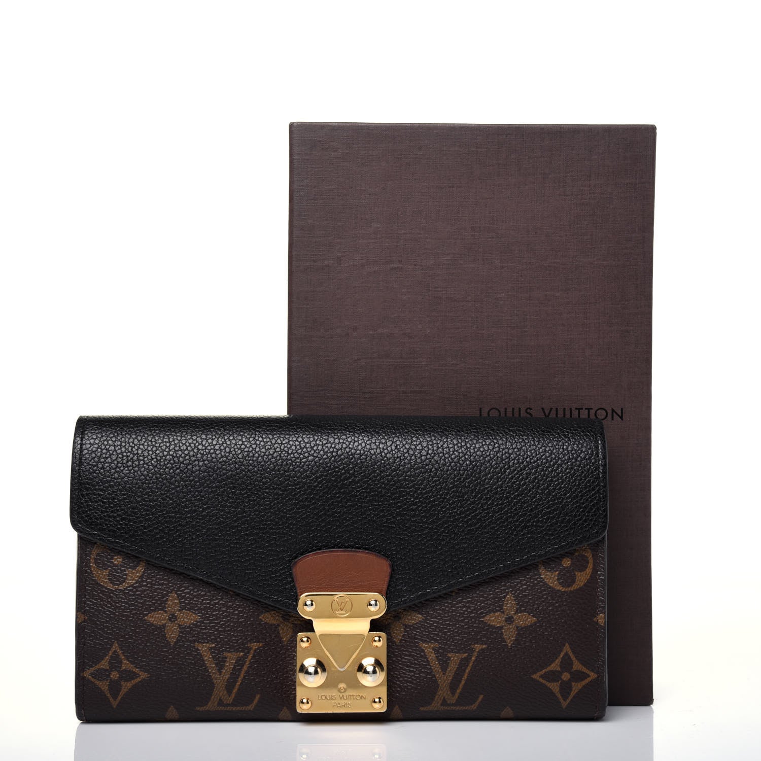 Louis Vuitton Monogram Pallas Wallet Black 17 of 17