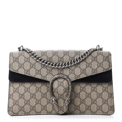 Gucci GG Supreme Monogram Small Dionysus Shoulder Bag Black 1 of 10