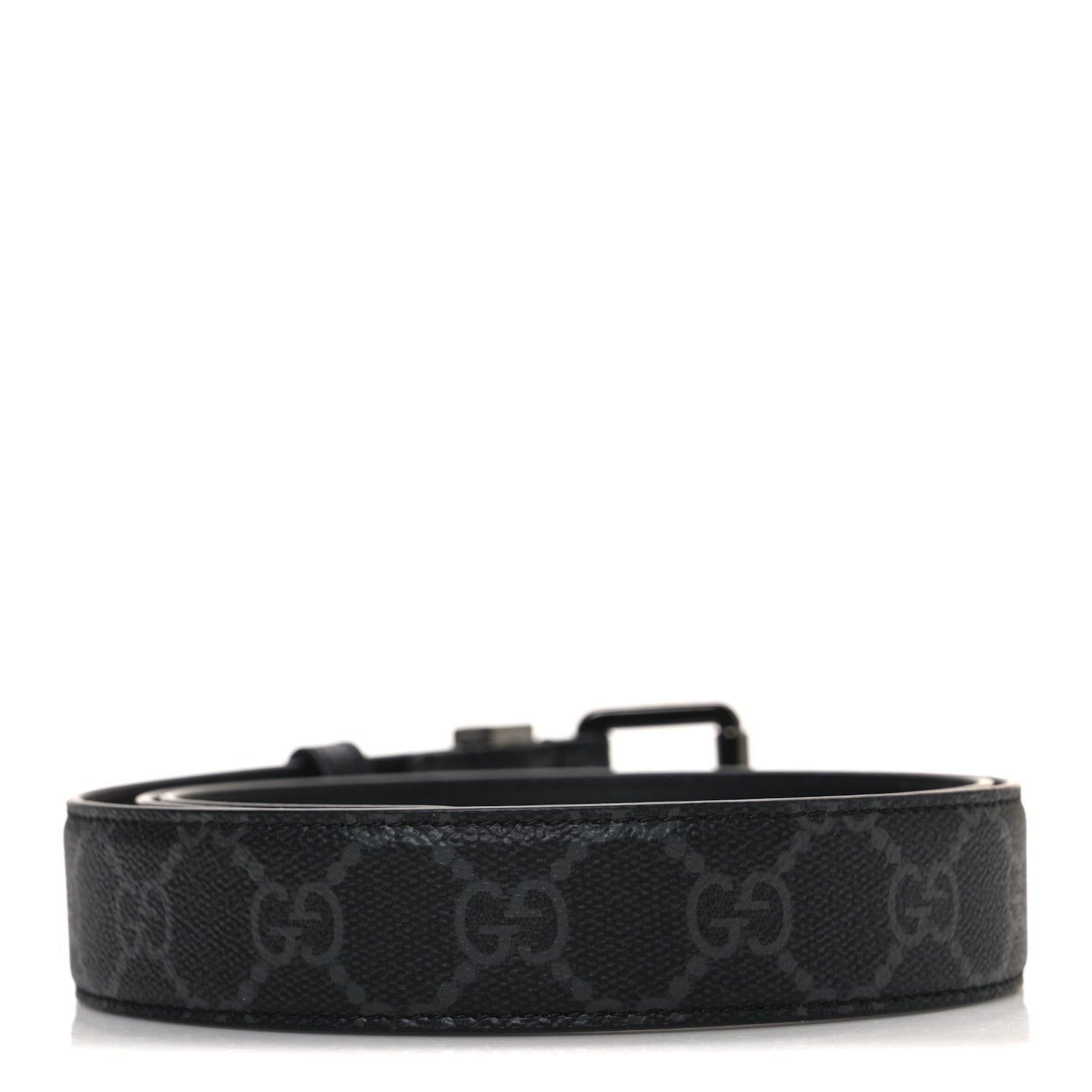 Gucci GG Supreme Monogram 30mm Belt 90 36 Black 2 of 5