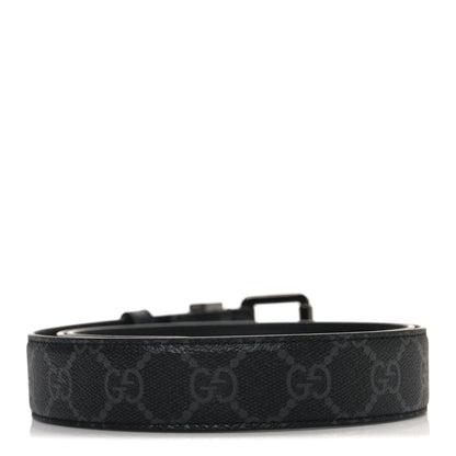 Gucci GG Supreme Monogram 30mm Belt 90 36 Black 2 of 5