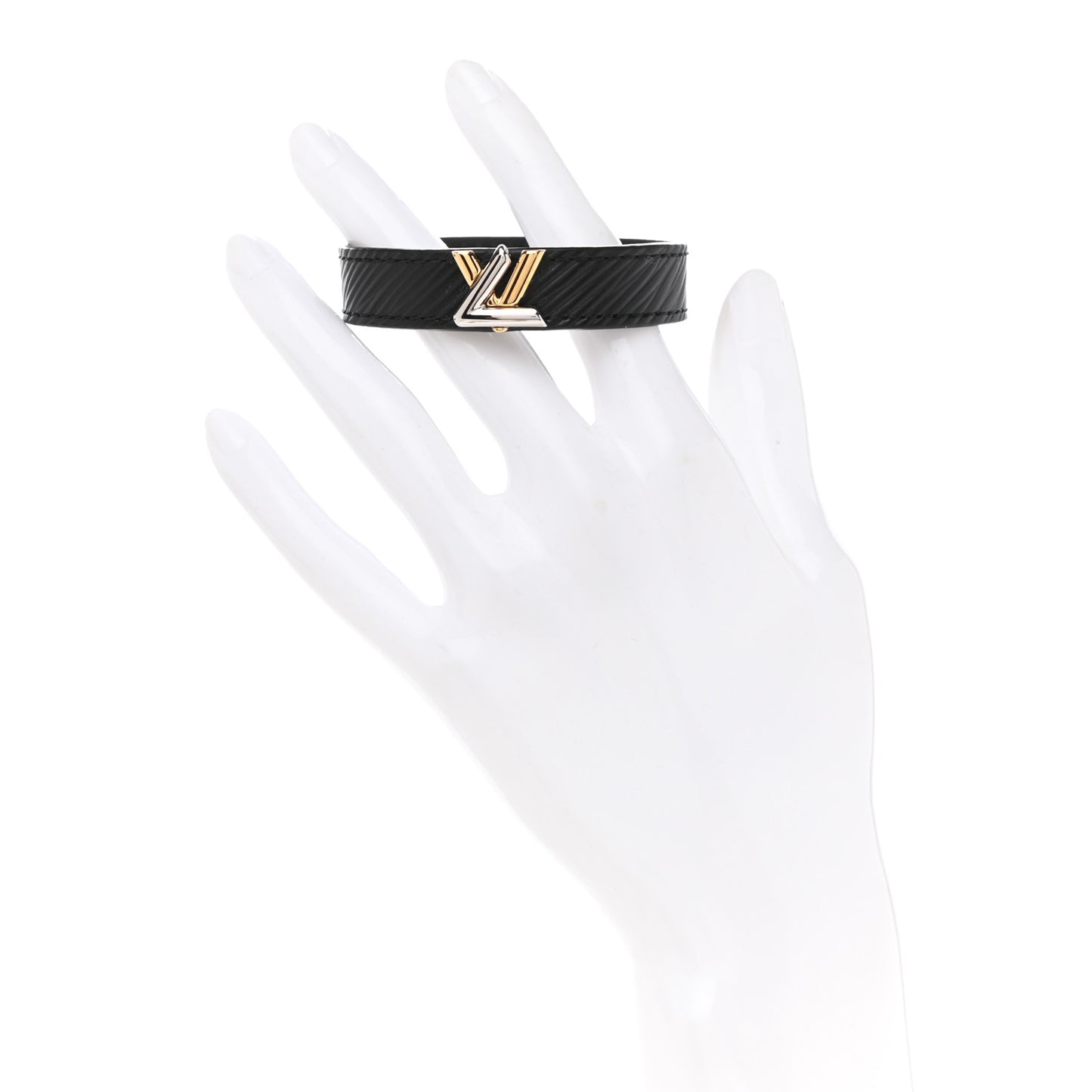 Epi Twist It Bracelet 17 Black