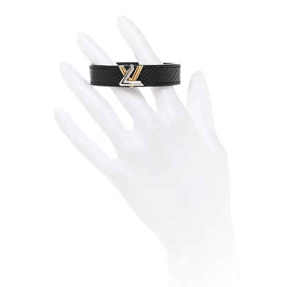 Louis Vuitton Epi Twist It Bracelet 17 Black 2 of 6