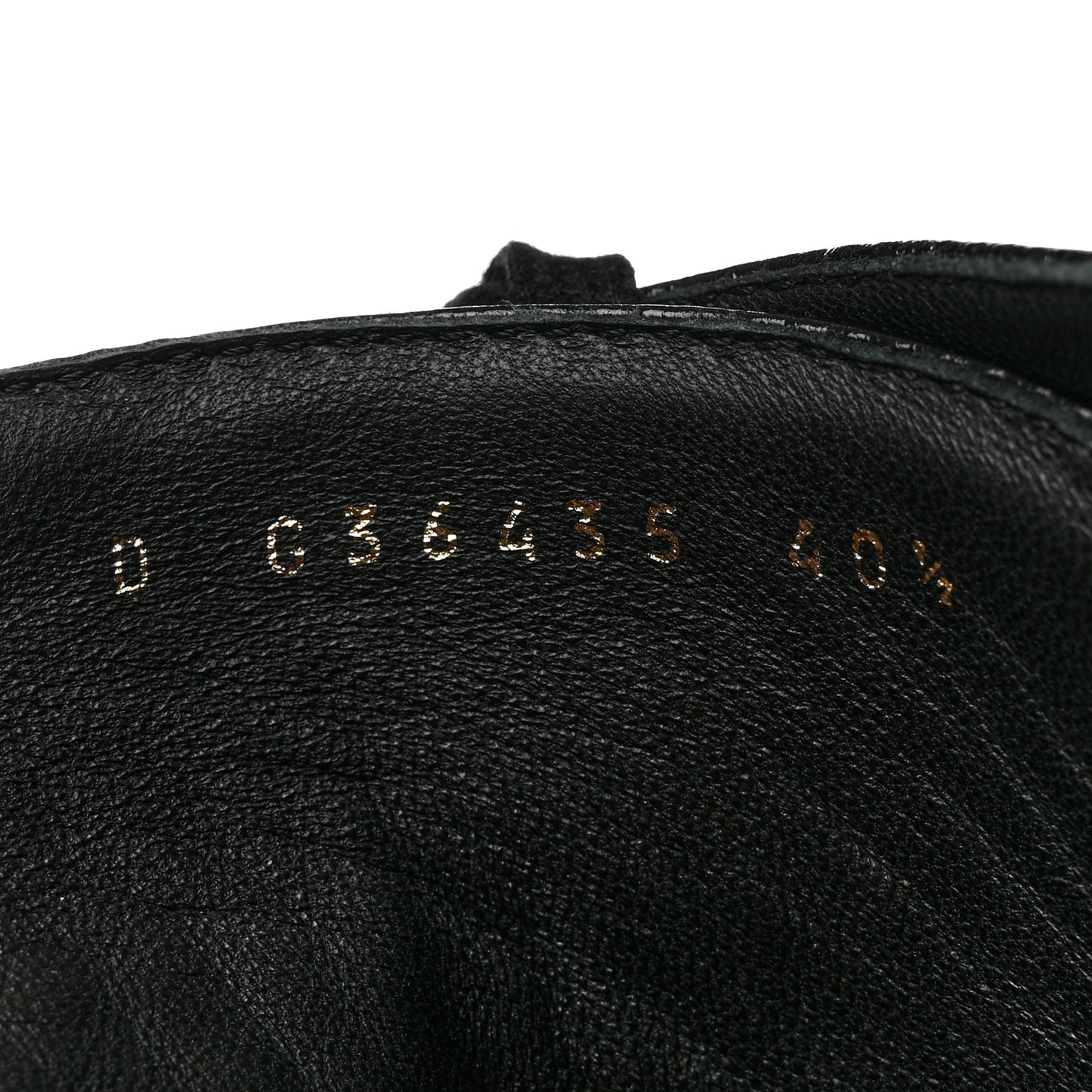 Shiny Crumpled Lambskin Lace Up Combat Boots 40.5 Black