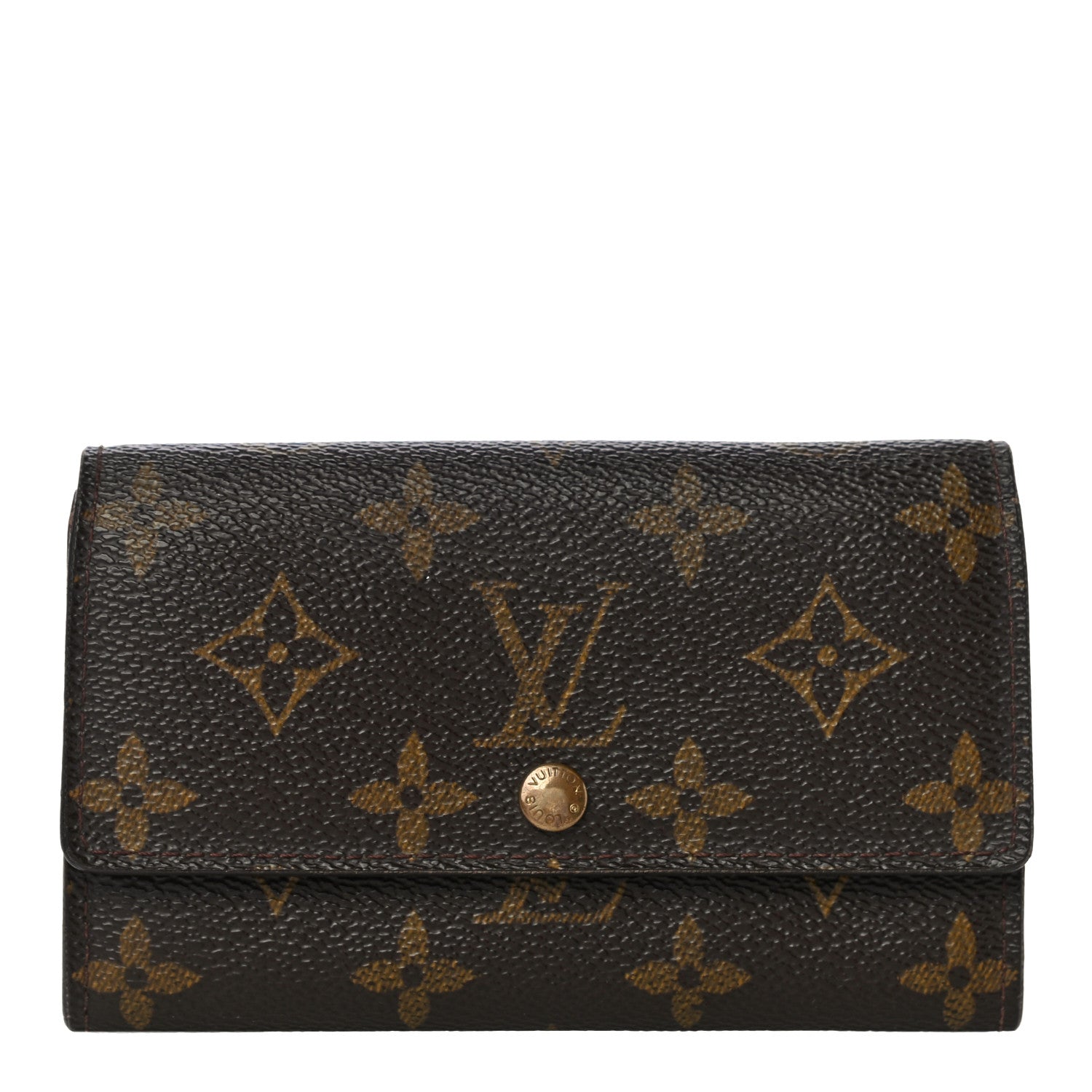 Louis Vuitton Monogram Porte-Monnaie Tresor Wallet 1 of 11