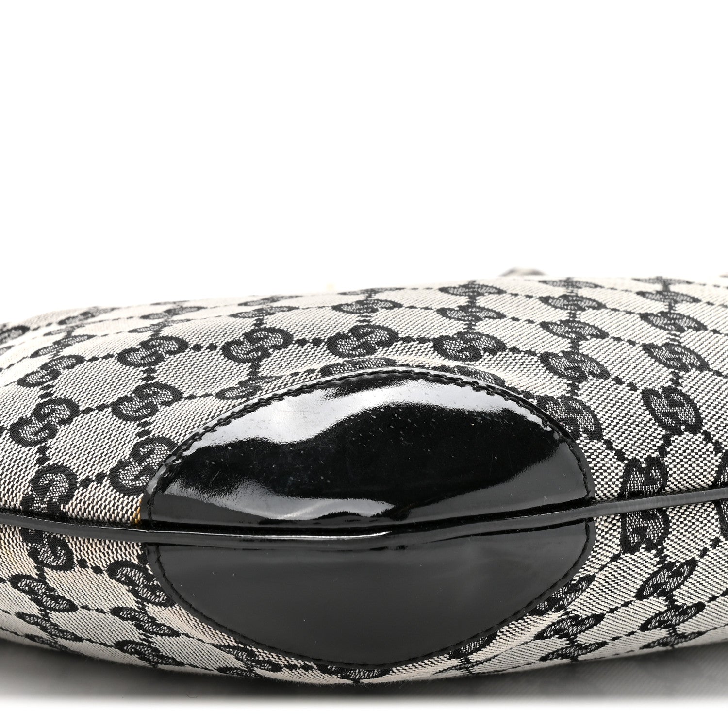 Gucci Monogram Classic Ring Hobo Blue 10 of 11