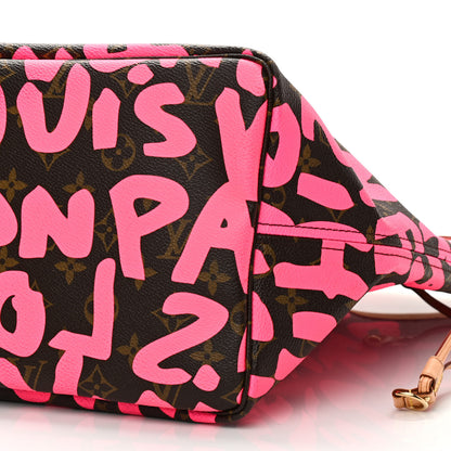 Louis Vuitton Monogram Graffiti Neverfull GM Fuchsia 10 of 11