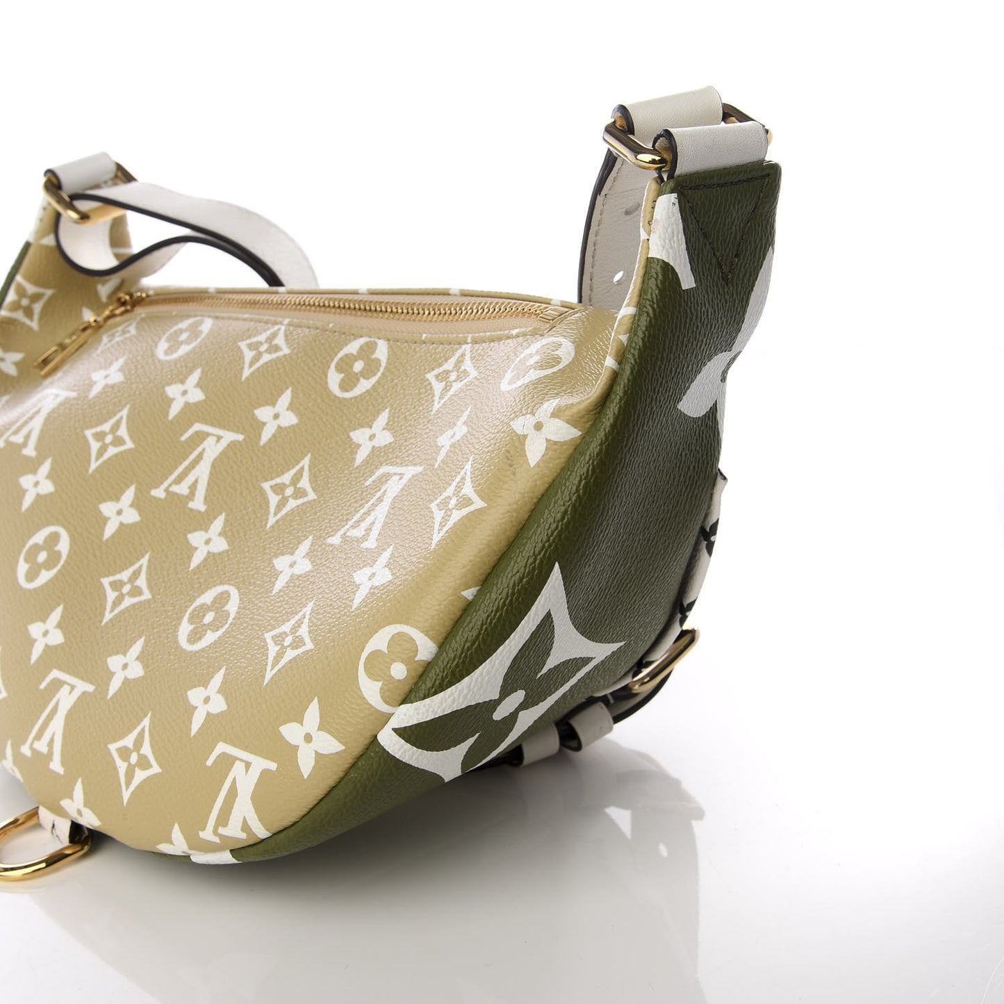 Monogram Giant Bumbag Kaki Beige