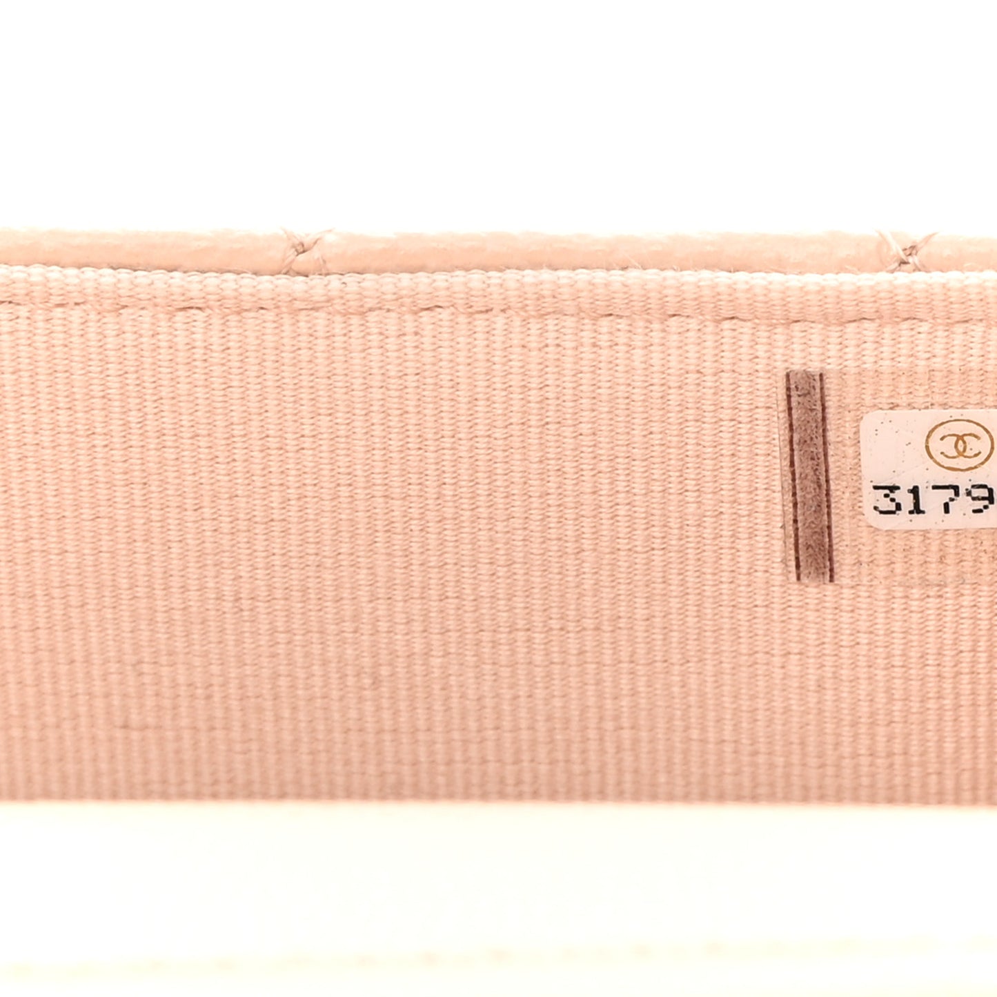 Caviar Quilted Mini Clutch With Chain Light Beige